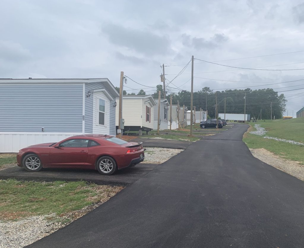 street view of homes in Three Oaks MHP